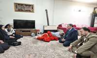 دهه مبارک فجر گرامی باد //سرکشی مشاور بانوان وزیر جهاد کشاورزی از خانواده شهدای جهاد کشاورزی