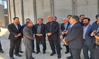 بازدید استاندار کرمانشاه از سیلوی ۳۵ هزار تنی ذخیره‌سازی گندم در شهرک صنعتی فرامان