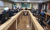برگزاری جلسه هماهنگی مراسم وداع و تشییع امام قائد شهید در سازمان جهاد کشاورزی استان کرمانشاه