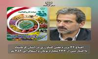 افتتاح 32 پروژه بخش کشاورزی با اعتبار بیش از 233میلیارد و اشتغالزایی 359 نفر