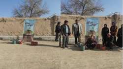 مراسم اهدای نهال به روستاییان دهستان ماهیدشت از توابع شهرستان کرمانشاه  برگزار شد