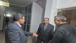 بازدید مدیرکل بازرسی وزارت جهاد و رئیس سازمان جهاد کشاورزی کرمانشاه از ساختمان آسیب دیده مدیریت جهاد کشاورزی شهرستان صحنه