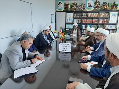برگزاری جلسه شورای مدیران حوطه نمایندگی ولی فقیه